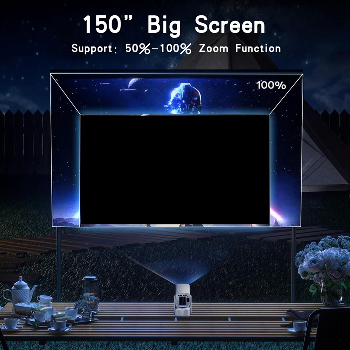 Home Cinema Today - *PROYEKTOR MINI Y7S Smart 4K Dual