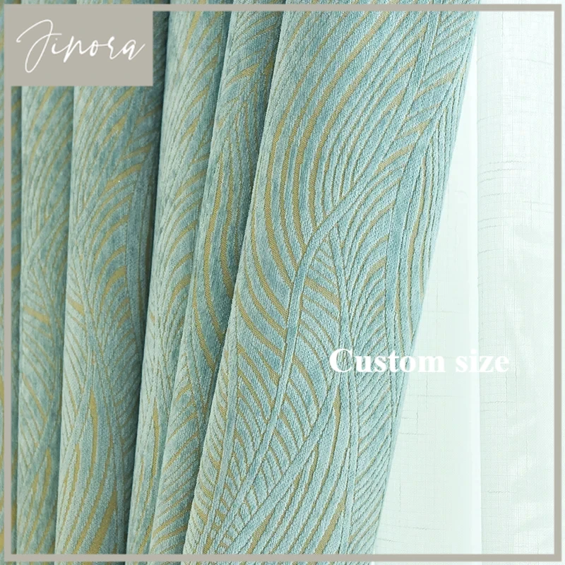 Blackout Curtain Thick - Tirai Mewah Chenille untuk Ruang Tamu