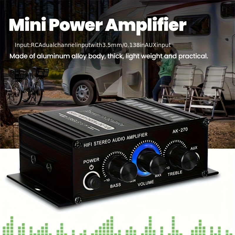 AK-270 HIFI Amplifier Saluran  - Home Cinema Installation ulasan dan harga