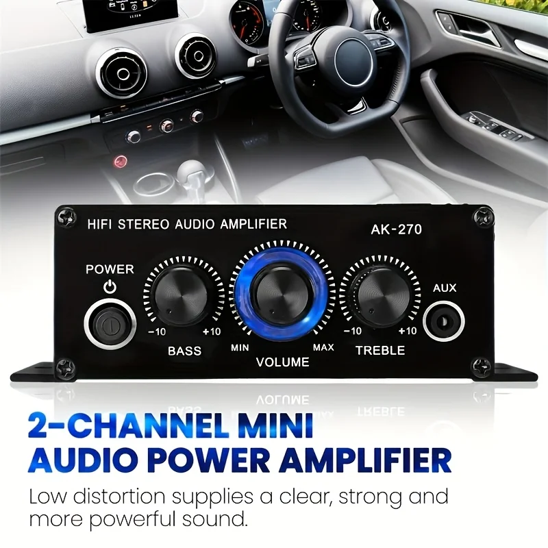 AK-270 HIFI Amplifier Saluran  - Home Cinema Installation ulasan dan harga
