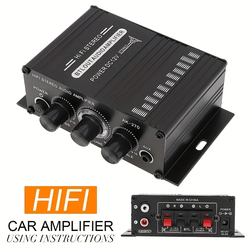 AK-270 HIFI Amplifier Saluran  - Home Cinema Installation ulasan dan harga