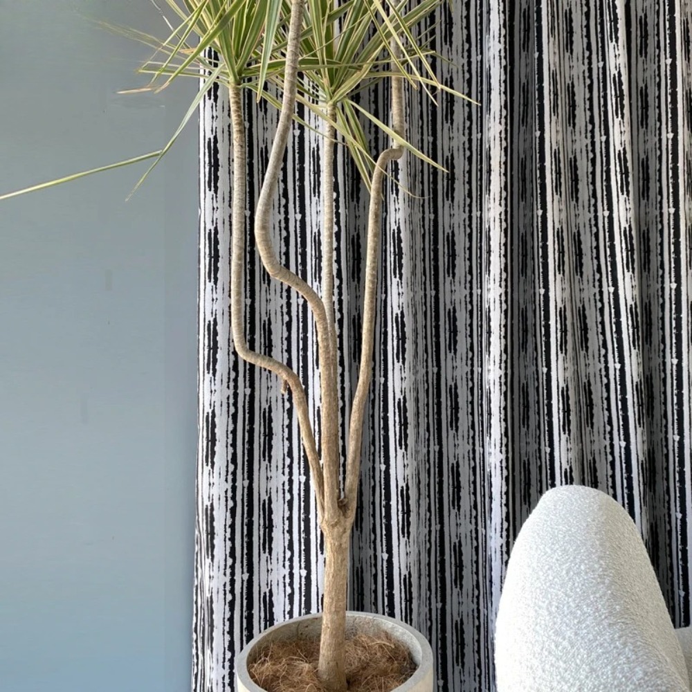 Tirai Jacquard Chenille Hitam  - Blackout Curtain Thick ulasan dan harga
