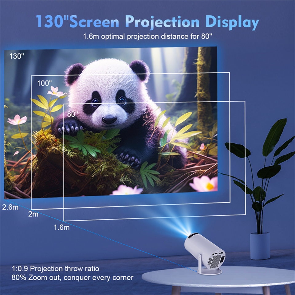 Proyektor HY300 Baru 2026 4K A - Home Cinema Gadgets ulasan dan harga