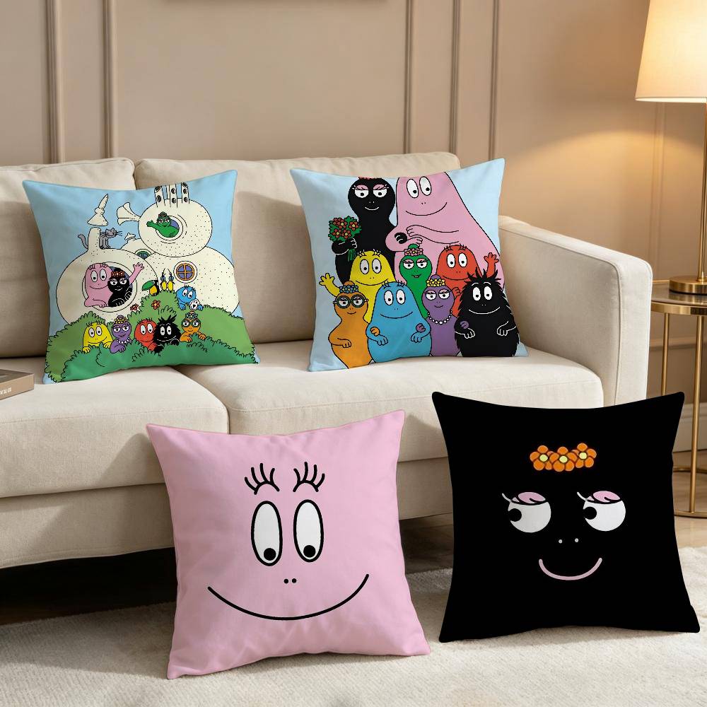 Sarung Bantal Kartun Barbapapa - Recliner Sofa Cover ulasan dan harga