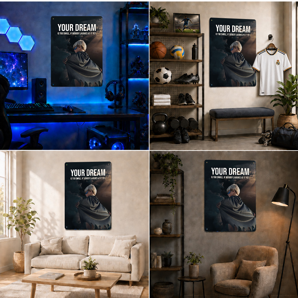 Poster Aluminium dengan Kutipa - Home Cinema Quotes ulasan dan harga