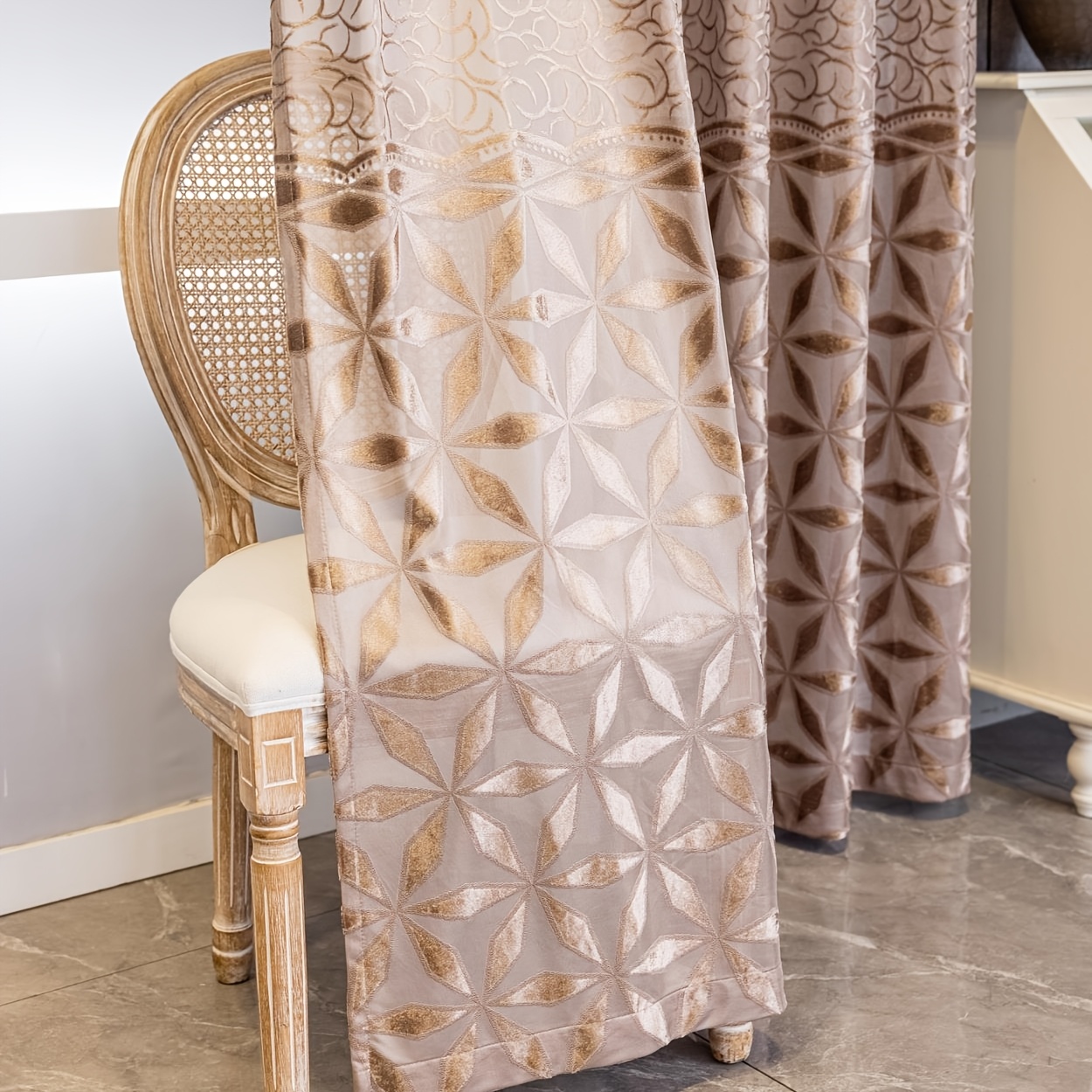 1 Buah Tirai Blackout Pola Bin - Blackout Curtain Thick ulasan dan harga