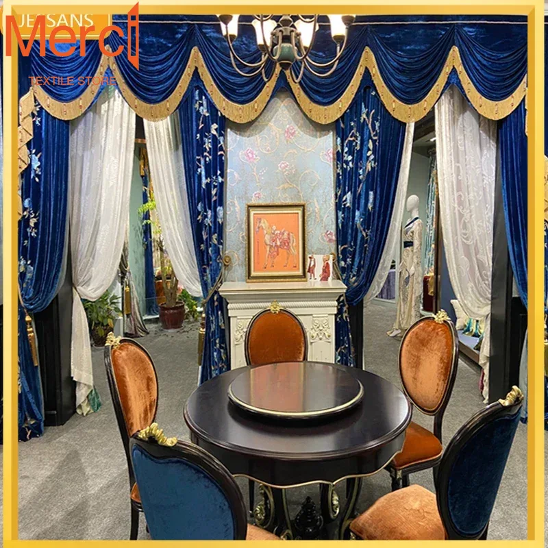 Tirai Peneduh Tebal Bordir Bur - Blackout Curtain Thick ulasan dan harga