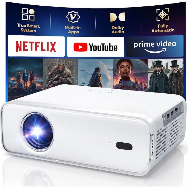 Proyektor Portabel Cerdas, Dil - Netflix Home Cinema ulasan dan harga