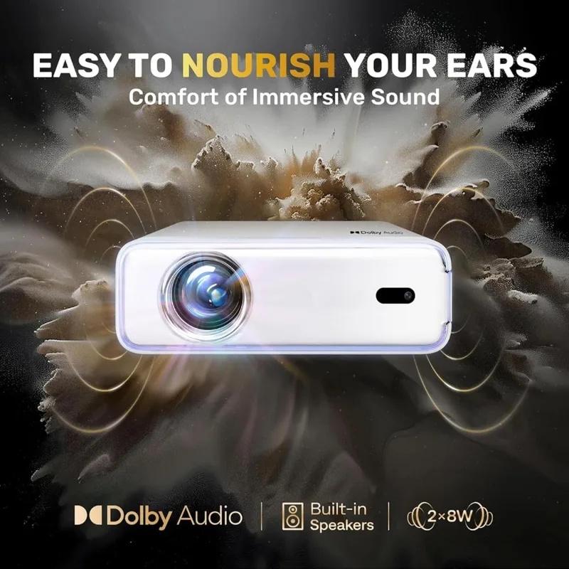 Proyektor Portabel Cerdas, Dil - Netflix Home Cinema ulasan dan harga