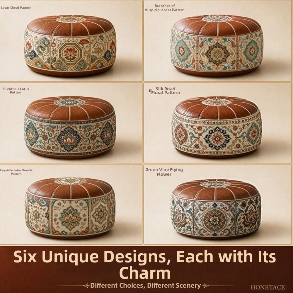 Pouf Ottoman Kulit PU Baru, Da - Recliner Sofa Cover ulasan dan harga