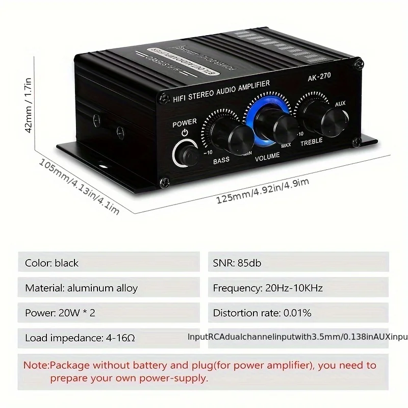 AK-270 400W Amplifier Daya Min - Home Cinema Installation ulasan dan harga