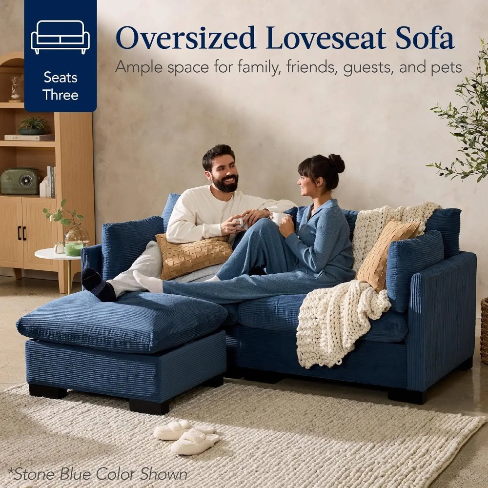 Sofa Loveseat Modern untuk Rua - Recliner Sofa Cover ulasan dan harga