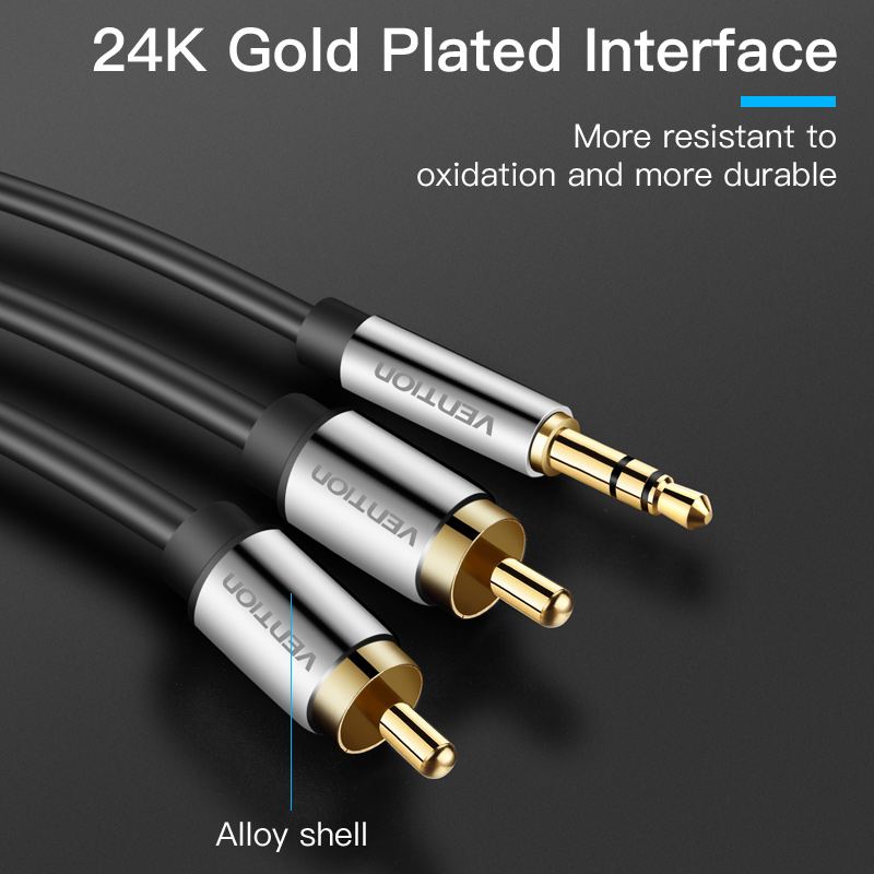 Vention Kabel RCA 3.5 untuk 2R - Home Cinema Installation ulasan dan harga